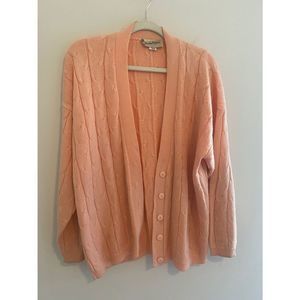 Vintage DIANE VON FURSTENBURG cable knit cardigan